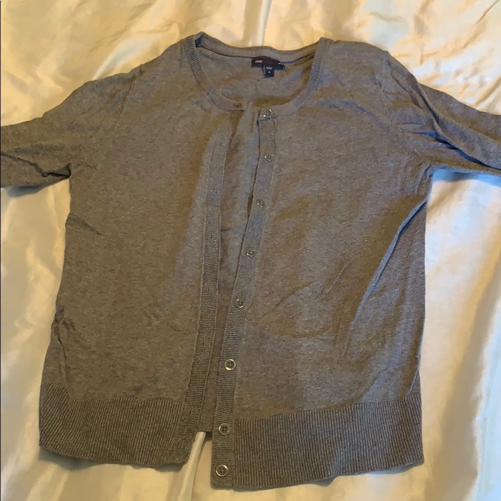 GAP Cropped, 3/4 length Cardigan